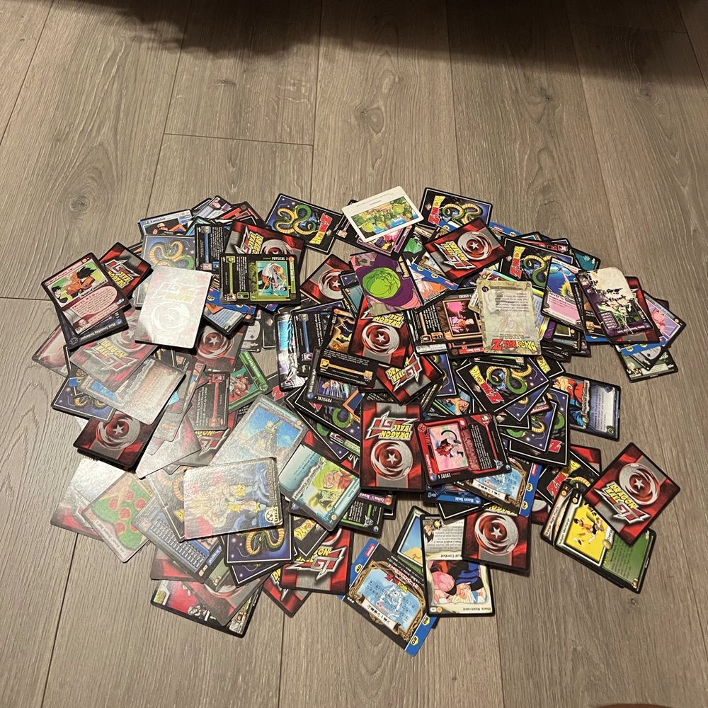 Dragon ball z cards!RARE! 500 cards a lot!!!! 1998-2004